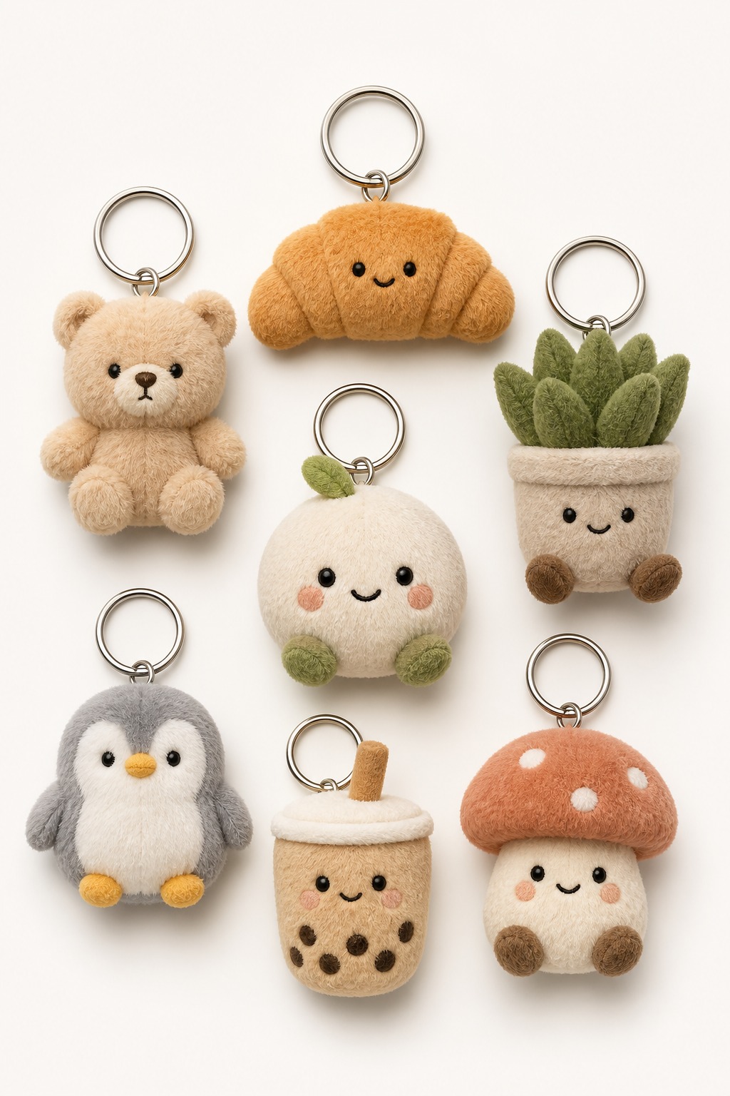 Mini, keychain and blind-box plush product direction concept